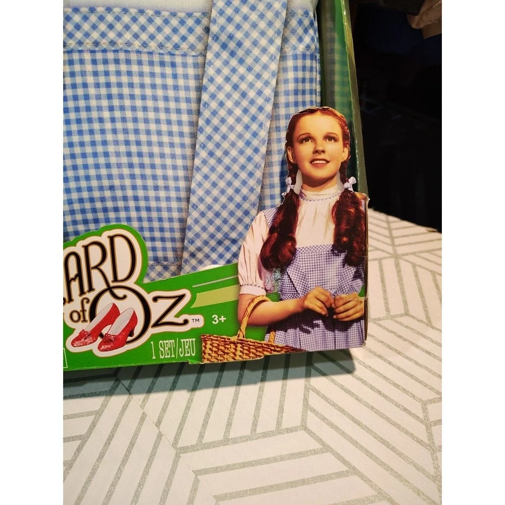 Wizard Of Oz Dorothy Costume Dress Up Set Jakks Pacific Size 4-6x +Accessory New